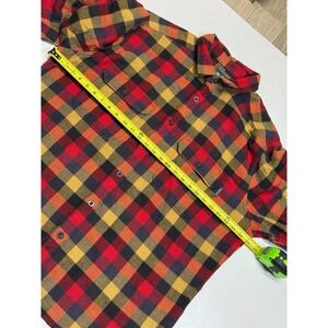 Woolrich Shirt Xl Flannel Yellow Red Plaid Outdoor Mountain Work Lumberjack Men‎